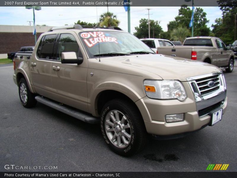 Pueblo Gold Metallic / Camel 2007 Ford Explorer Sport Trac Limited 4x4