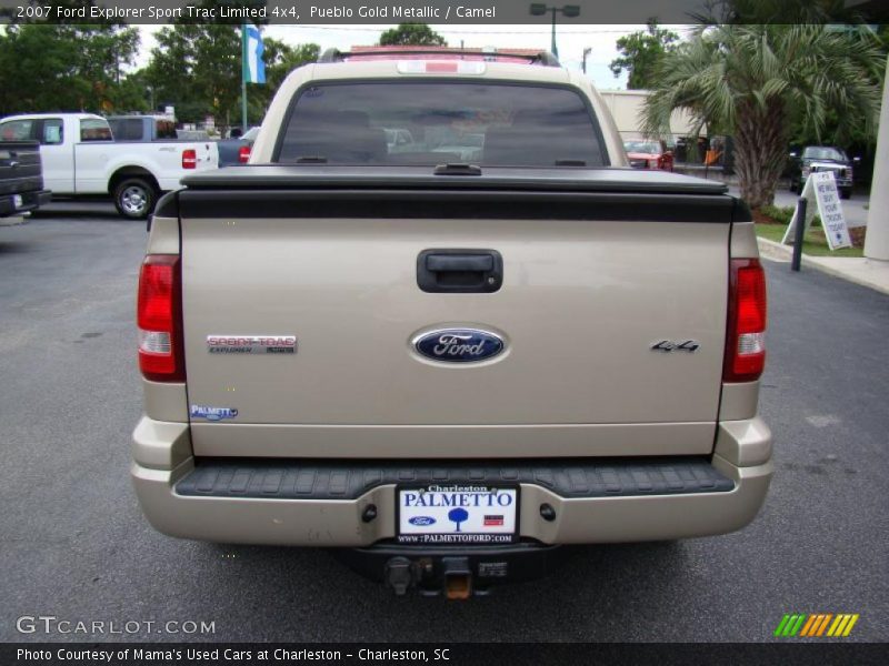 Pueblo Gold Metallic / Camel 2007 Ford Explorer Sport Trac Limited 4x4