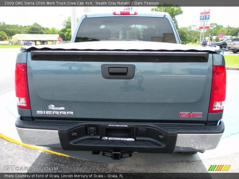 Stealth Gray Metallic / Dark Titanium 2009 GMC Sierra 1500 Work Truck Crew Cab 4x4
