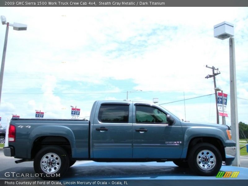 Stealth Gray Metallic / Dark Titanium 2009 GMC Sierra 1500 Work Truck Crew Cab 4x4