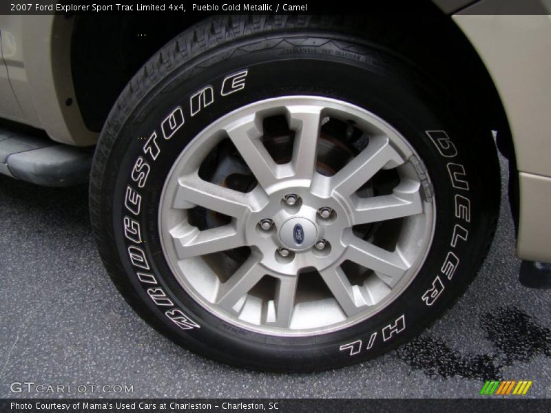 Pueblo Gold Metallic / Camel 2007 Ford Explorer Sport Trac Limited 4x4