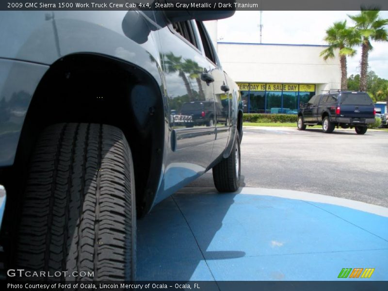 Stealth Gray Metallic / Dark Titanium 2009 GMC Sierra 1500 Work Truck Crew Cab 4x4