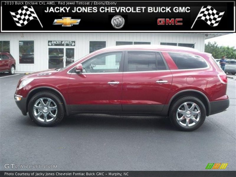 Red Jewel Tintcoat / Ebony/Ebony 2010 Buick Enclave CXL AWD