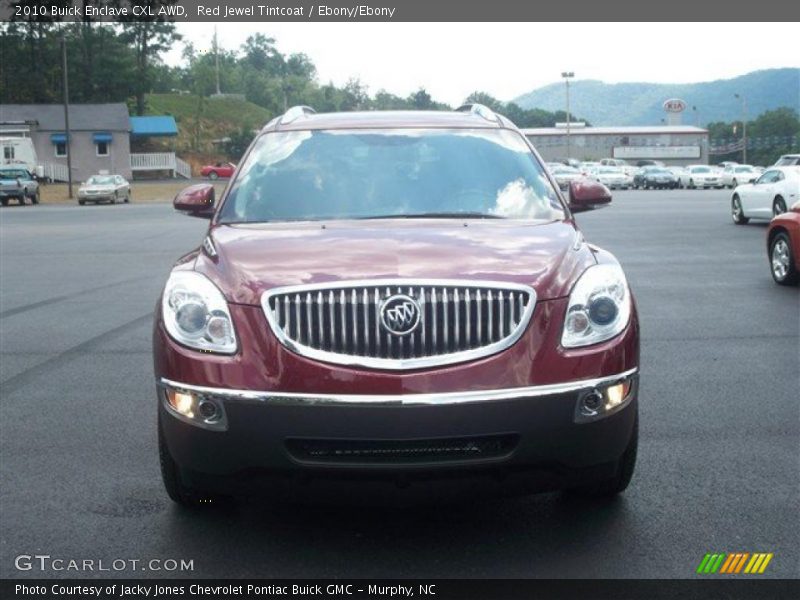 Red Jewel Tintcoat / Ebony/Ebony 2010 Buick Enclave CXL AWD