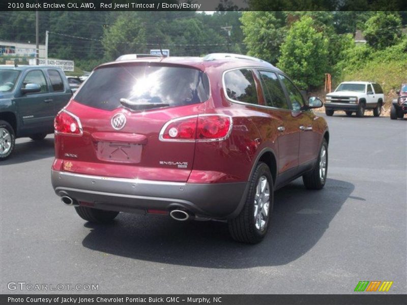 Red Jewel Tintcoat / Ebony/Ebony 2010 Buick Enclave CXL AWD