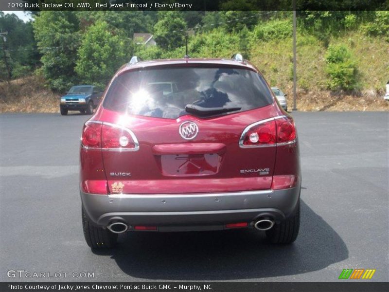 Red Jewel Tintcoat / Ebony/Ebony 2010 Buick Enclave CXL AWD