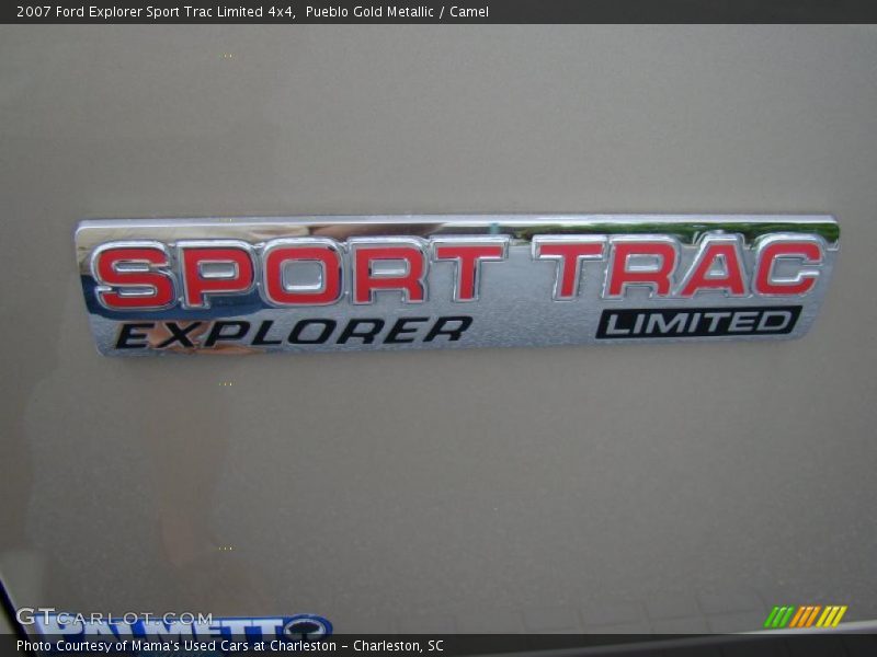 Pueblo Gold Metallic / Camel 2007 Ford Explorer Sport Trac Limited 4x4