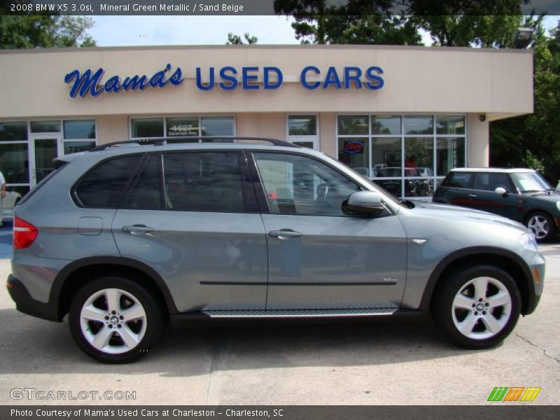 Mineral Green Metallic / Sand Beige 2008 BMW X5 3.0si