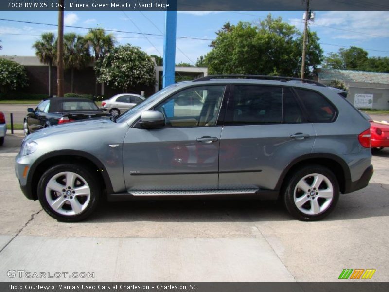 Mineral Green Metallic / Sand Beige 2008 BMW X5 3.0si