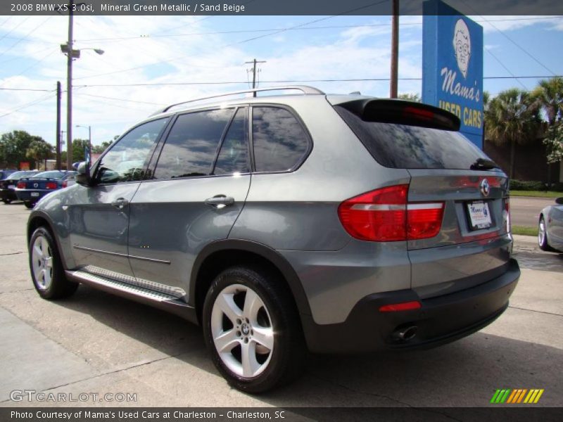 Mineral Green Metallic / Sand Beige 2008 BMW X5 3.0si