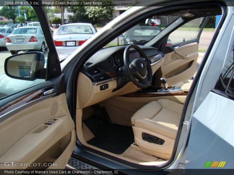 Mineral Green Metallic / Sand Beige 2008 BMW X5 3.0si