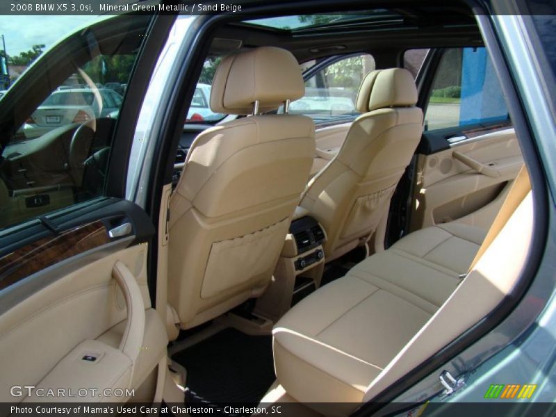 Mineral Green Metallic / Sand Beige 2008 BMW X5 3.0si