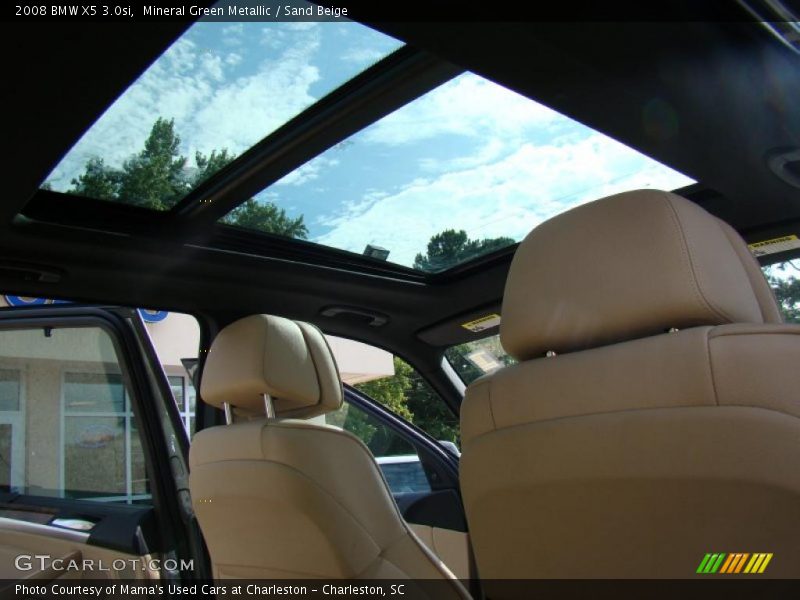 Mineral Green Metallic / Sand Beige 2008 BMW X5 3.0si