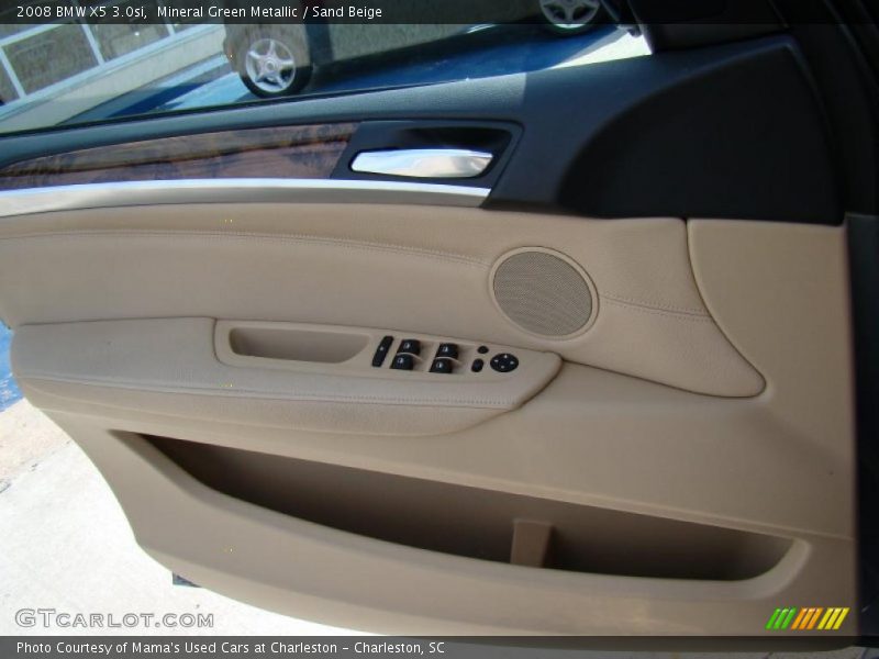 Mineral Green Metallic / Sand Beige 2008 BMW X5 3.0si