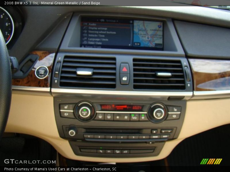 Mineral Green Metallic / Sand Beige 2008 BMW X5 3.0si