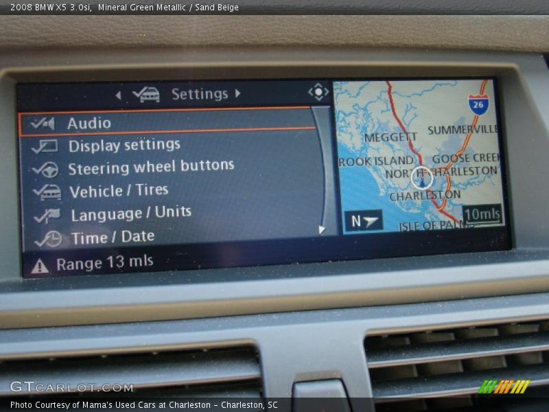 Mineral Green Metallic / Sand Beige 2008 BMW X5 3.0si