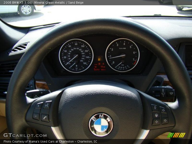 Mineral Green Metallic / Sand Beige 2008 BMW X5 3.0si