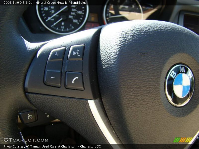Mineral Green Metallic / Sand Beige 2008 BMW X5 3.0si
