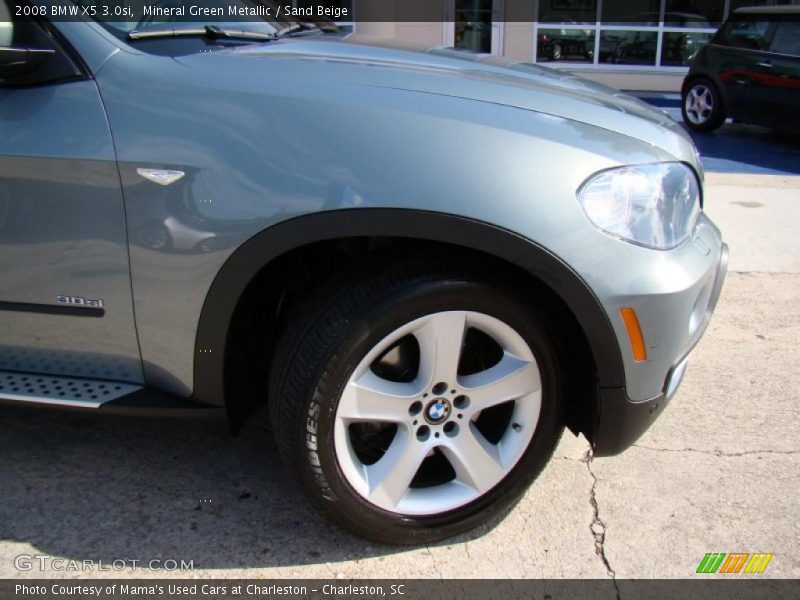 Mineral Green Metallic / Sand Beige 2008 BMW X5 3.0si