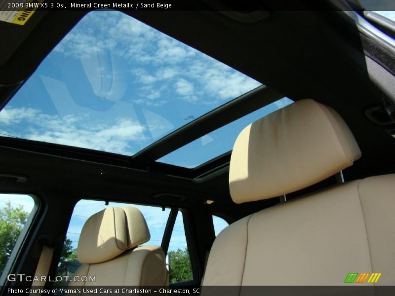 Mineral Green Metallic / Sand Beige 2008 BMW X5 3.0si