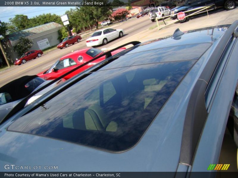 Mineral Green Metallic / Sand Beige 2008 BMW X5 3.0si
