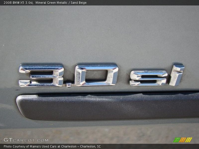 Mineral Green Metallic / Sand Beige 2008 BMW X5 3.0si