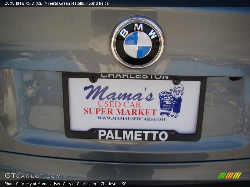 Mineral Green Metallic / Sand Beige 2008 BMW X5 3.0si