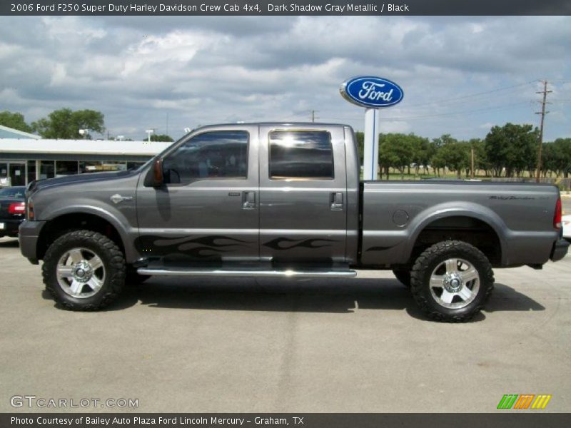 Dark Shadow Gray Metallic / Black 2006 Ford F250 Super Duty Harley Davidson Crew Cab 4x4