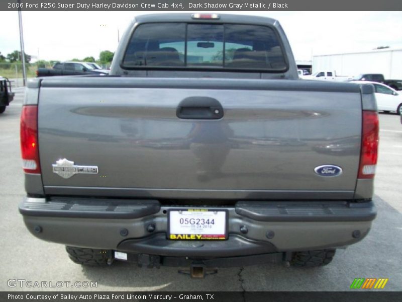 Dark Shadow Gray Metallic / Black 2006 Ford F250 Super Duty Harley Davidson Crew Cab 4x4