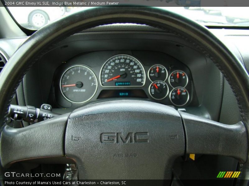 Indigo Blue Metallic / Medium Pewter 2004 GMC Envoy XL SLE