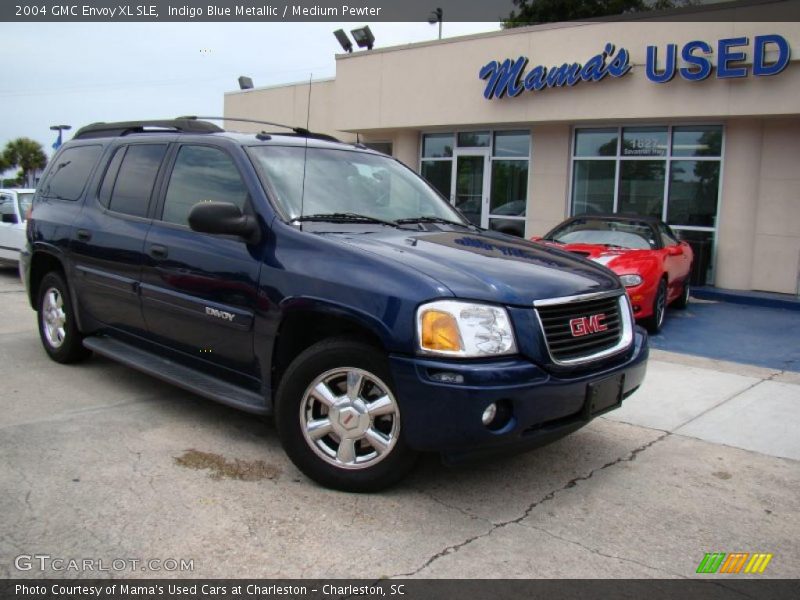 Indigo Blue Metallic / Medium Pewter 2004 GMC Envoy XL SLE