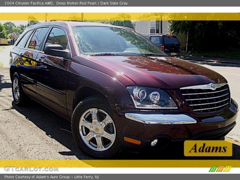 Deep Molten Red Pearl / Dark Slate Gray 2004 Chrysler Pacifica AWD