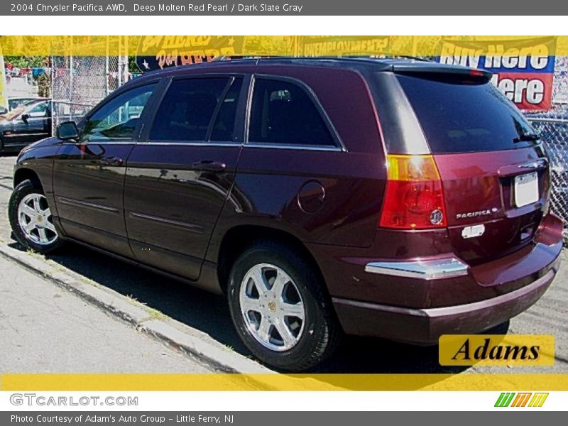 Deep Molten Red Pearl / Dark Slate Gray 2004 Chrysler Pacifica AWD