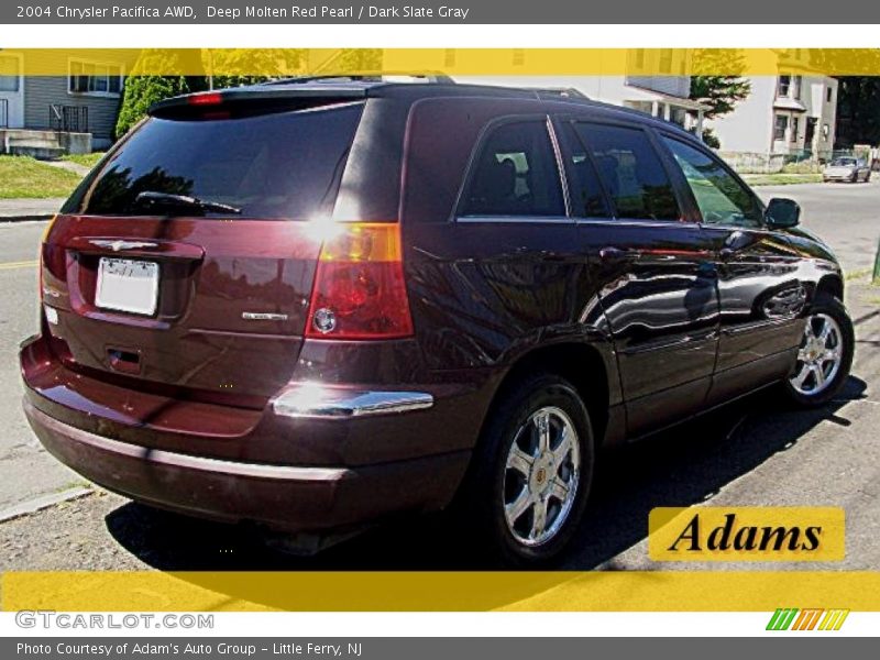 Deep Molten Red Pearl / Dark Slate Gray 2004 Chrysler Pacifica AWD