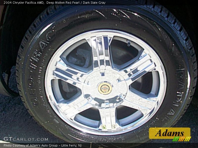 Deep Molten Red Pearl / Dark Slate Gray 2004 Chrysler Pacifica AWD