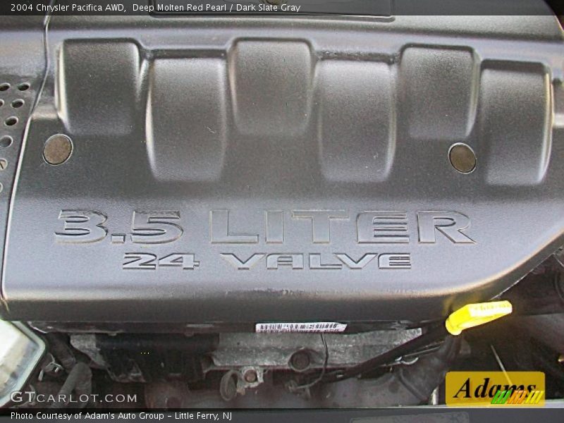 Deep Molten Red Pearl / Dark Slate Gray 2004 Chrysler Pacifica AWD