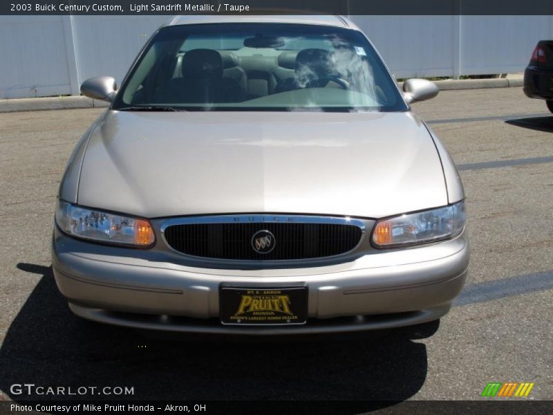 Light Sandrift Metallic / Taupe 2003 Buick Century Custom