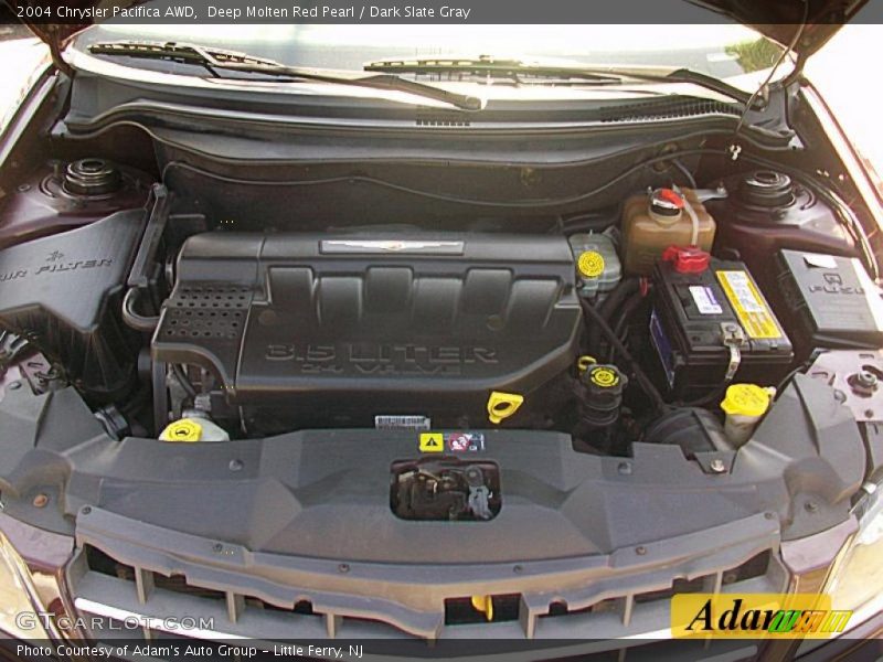 Deep Molten Red Pearl / Dark Slate Gray 2004 Chrysler Pacifica AWD