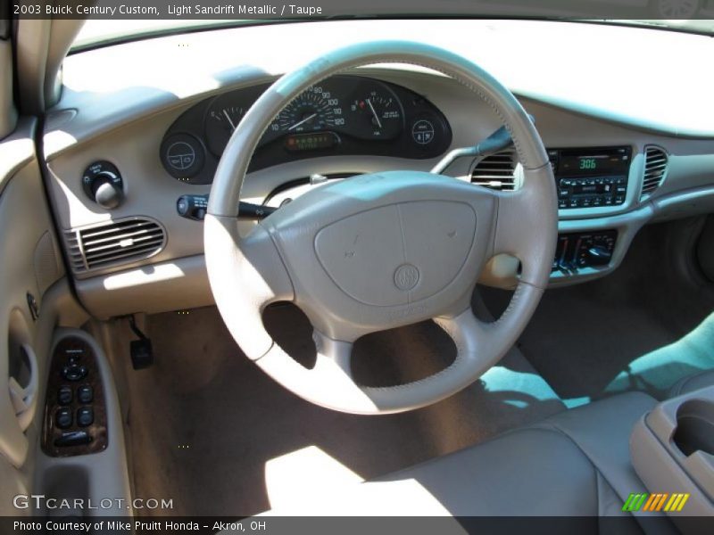 Light Sandrift Metallic / Taupe 2003 Buick Century Custom