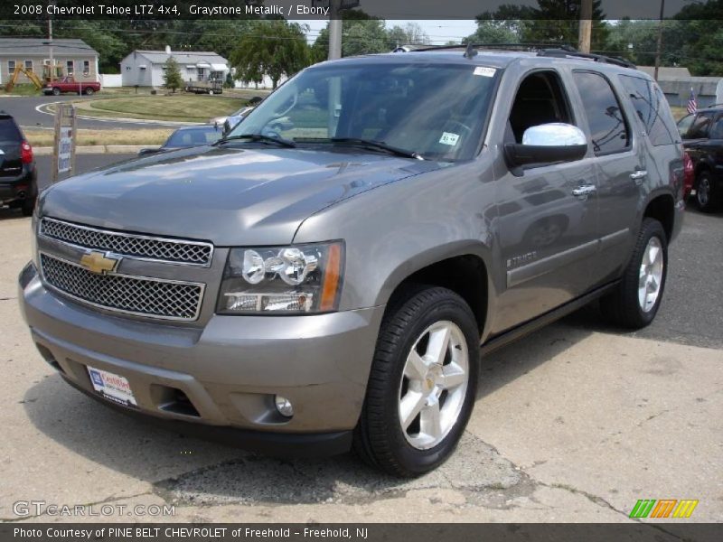 Graystone Metallic / Ebony 2008 Chevrolet Tahoe LTZ 4x4