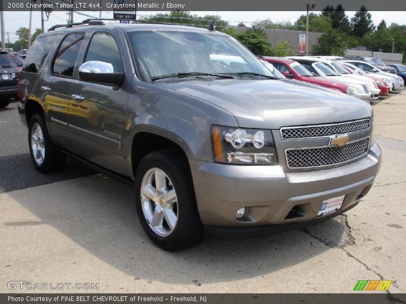 Graystone Metallic / Ebony 2008 Chevrolet Tahoe LTZ 4x4