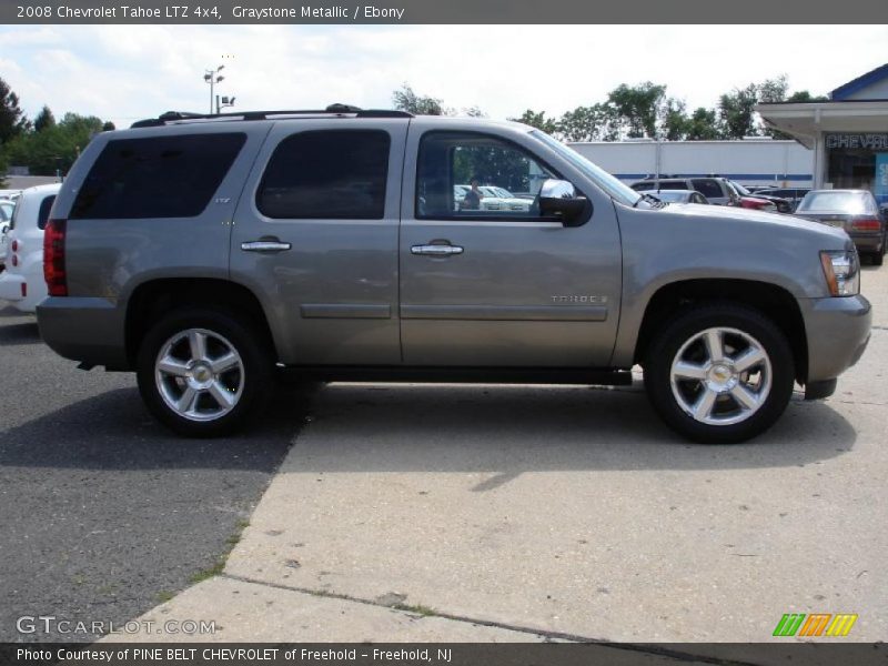 Graystone Metallic / Ebony 2008 Chevrolet Tahoe LTZ 4x4