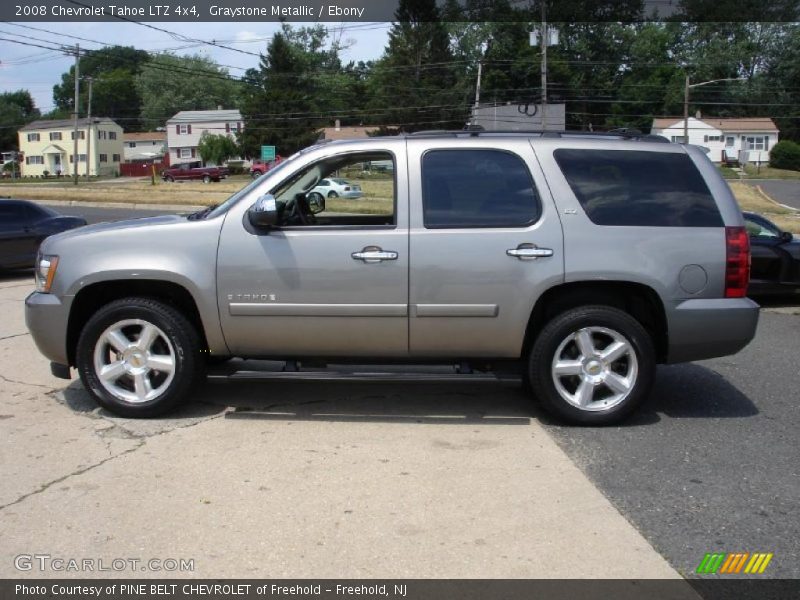 Graystone Metallic / Ebony 2008 Chevrolet Tahoe LTZ 4x4