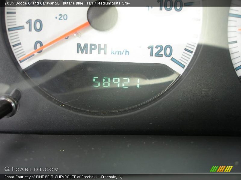 Butane Blue Pearl / Medium Slate Gray 2006 Dodge Grand Caravan SE