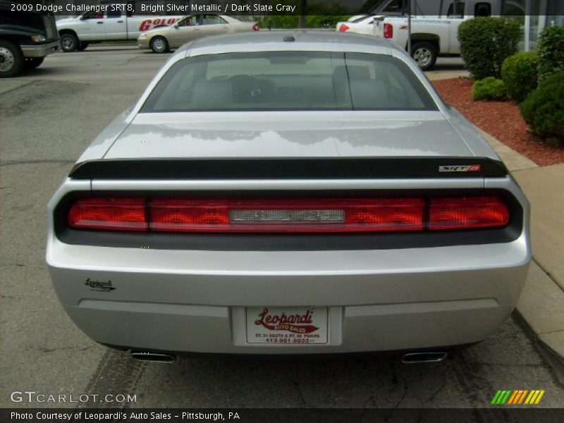 Bright Silver Metallic / Dark Slate Gray 2009 Dodge Challenger SRT8