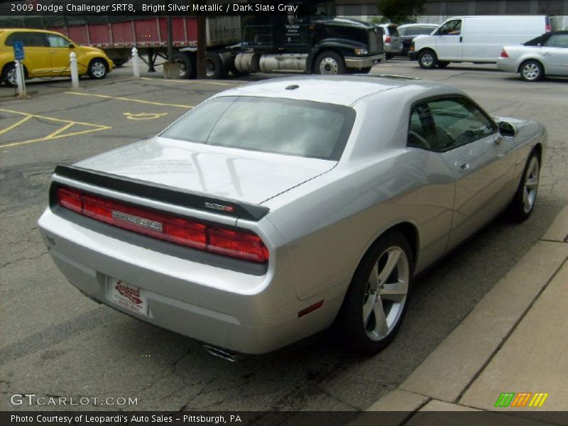 Bright Silver Metallic / Dark Slate Gray 2009 Dodge Challenger SRT8