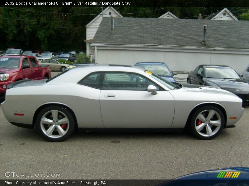 Bright Silver Metallic / Dark Slate Gray 2009 Dodge Challenger SRT8