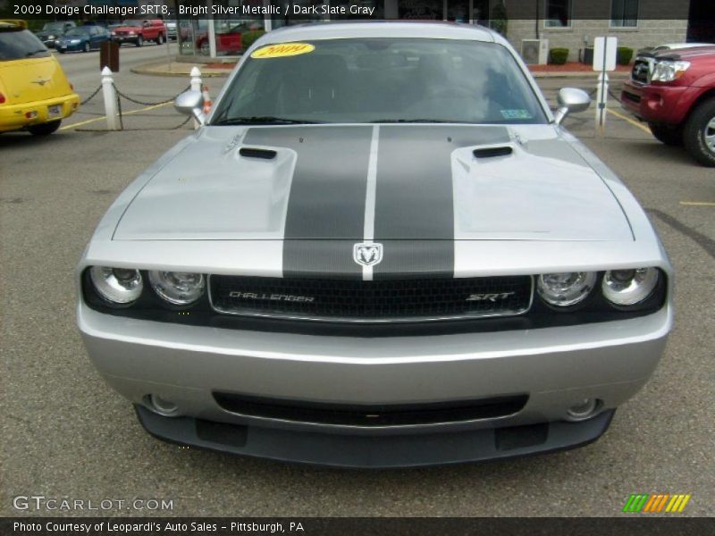 Bright Silver Metallic / Dark Slate Gray 2009 Dodge Challenger SRT8
