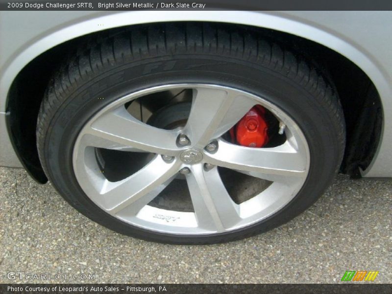 Bright Silver Metallic / Dark Slate Gray 2009 Dodge Challenger SRT8