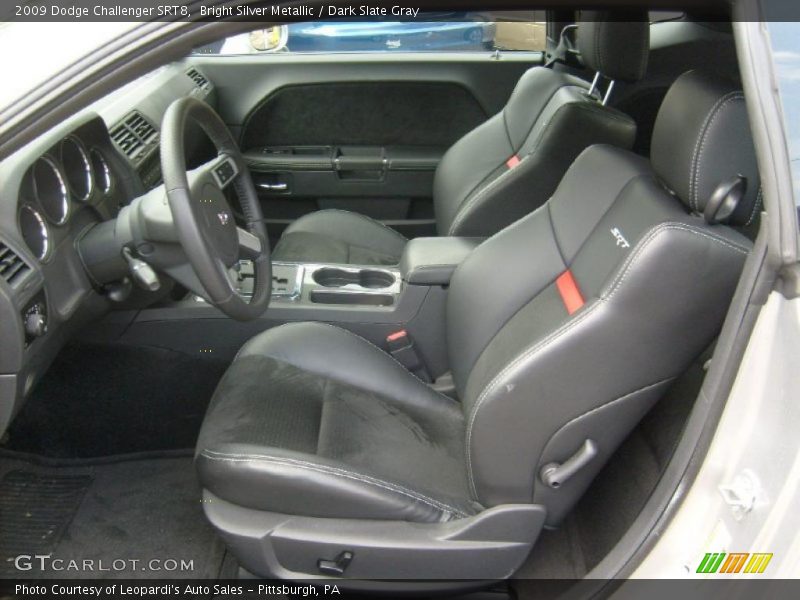 Bright Silver Metallic / Dark Slate Gray 2009 Dodge Challenger SRT8